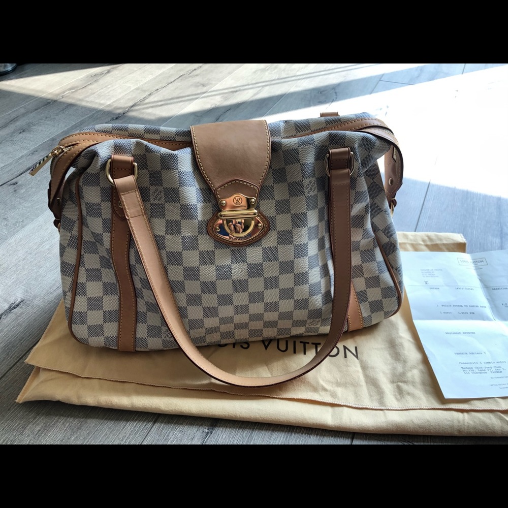 LOUIS VUITTON M42220 Damier Azur Straser PM